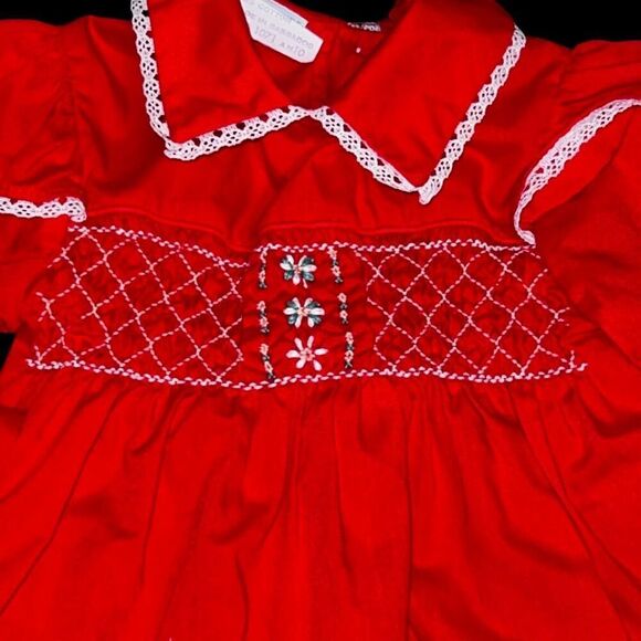 2 Vintage Polly Flanders Smock Dresses Size 3T - Picture 7 of 7